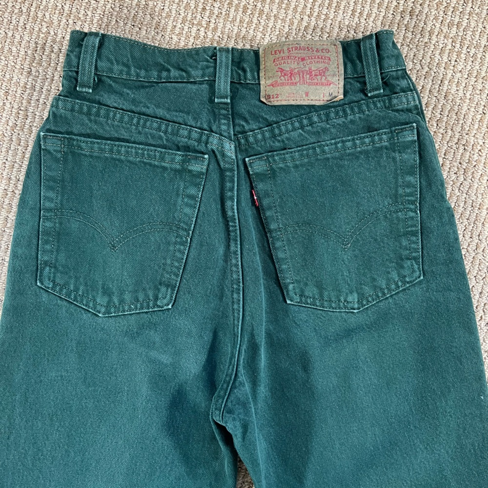 Vtg Levi’s 512 forest green